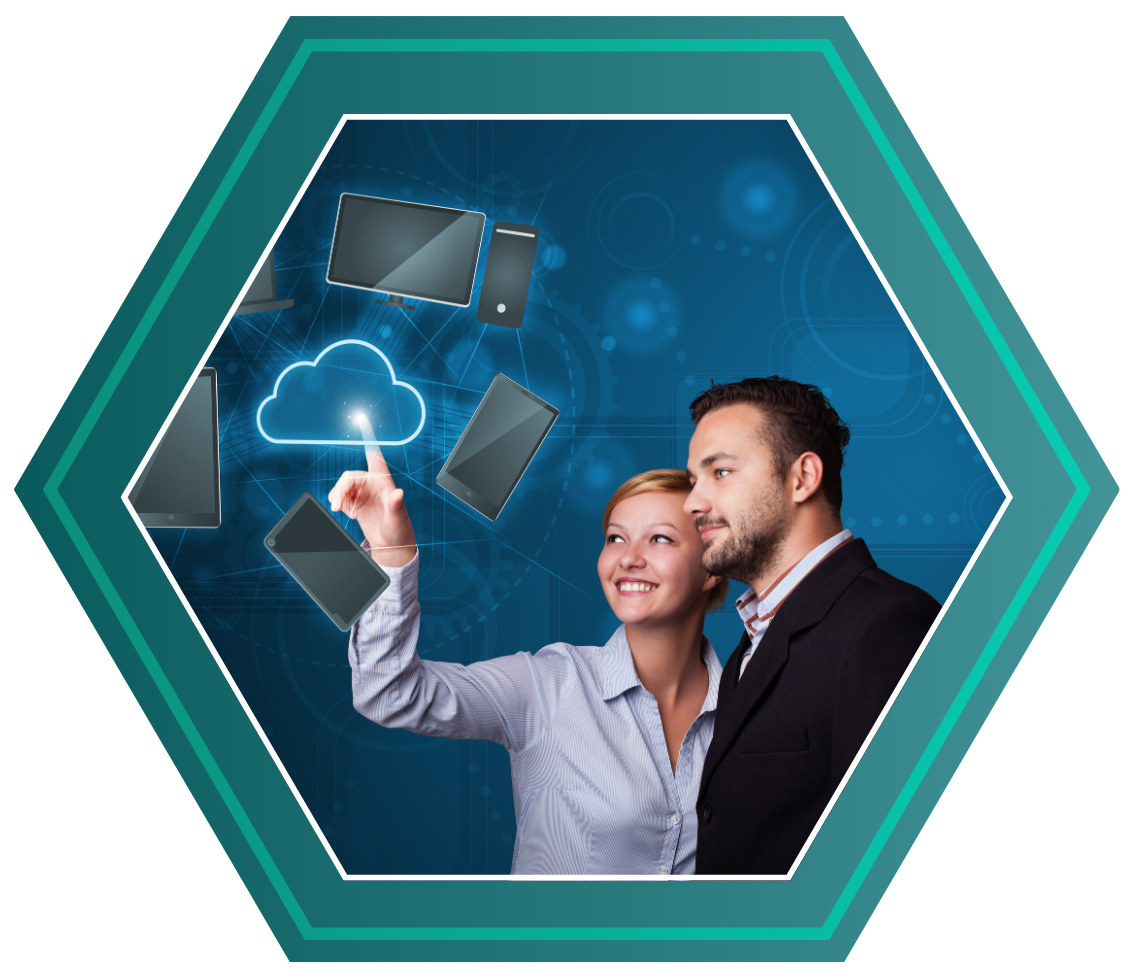 Green White Modern Cloud Computing Services Poster (600 x 600 mm)(1)